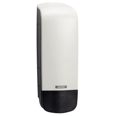 Katrin Inclusive Seifen-Spender, Kunststoff, für 1000 ml,  weiß/schwarz