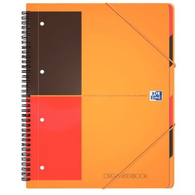 Oxford International Organisierbook A4+, liniert, 80 Blatt, 80g/qm,