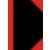 China-Kladde, A4, kariert,96 Blatt Papier 70 g/qm, schwarz/rot