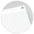 Notebook Block, A5, kariert, mit Spirale, extra stabilem Deckel, 12-fach gelocht, 80 Blatt