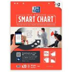 Flipchartblock, 60x80cm, blanco, selbstklebend, 20 Blatt,...
