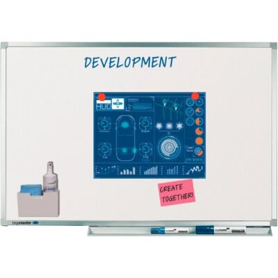 Whiteboard PROFESSIONAL 120x240cm weiß, für Leichtbauwände geeignet