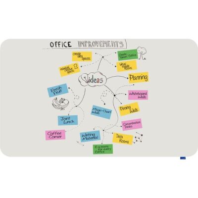 ESSENCE Whiteboard 119,5 x 200 cm Design-Whiteboard, rahmenlos