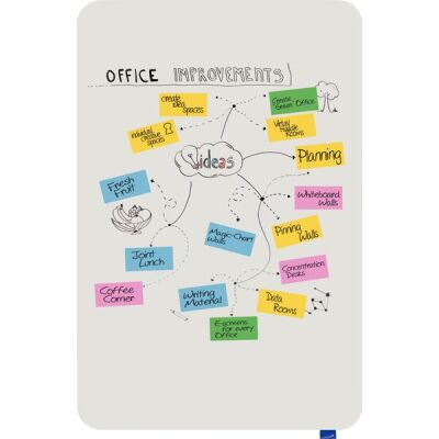 ESSENCE Whiteboard 150 x 100 cm Design-Whiteboard, rahmenlos