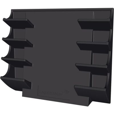 Glasboard Markerhalter magnethaft für 4 Boardmarker, schwarz