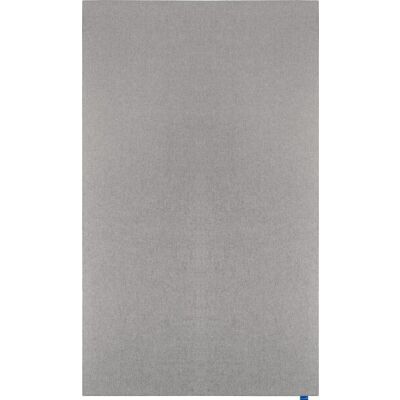 WALL-UP Akustik-Pinboard 200 x 119,5 cm, Quiet grey, schallabsorbierendes Pinboard