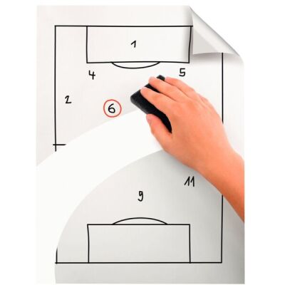 Legamaster Magic-Chart Whiteboard-Folie, weiß, 25 Blätter auf der Rolle, beschreibbar, wieder abwischbar bei Benutzung von Boardmarkern