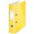 Ordner WOW A4, 80mm Rücken, gelb. Brillante WOW Farben. 180° Ordner Präzisionsmechanik. Aufgeklebtes Rückenschild. Maße: 318 x 285 mm.