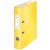 Ordner WOW A4, 50mm Rücken, gelb. Brillante WOW Farben. 180° Ordner Präzisionsmechanik. Aufgeklebtes Rückenschild. Maße: 318 x 285 mm.