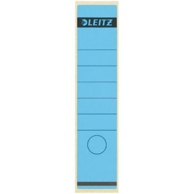 Rückenschild selbstklebend, lang/breit, blau, Inhalt: 10 Stück, Maße: 61,5 x 285 mm
