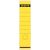 Rückenschild selbstklebend, lang/breit, gelb, Inhalt: 10 Stück, Maße: 61,5 x 285 mm