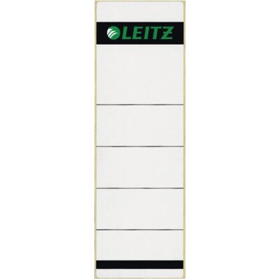 Rückenschild selbstklebend, kurz/breit, grau, Inhalt: 100 Stück, Maße: 61,5 x 192 mm