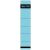Rückenschild selbstklebend, kurz/schmal, blau, Inhalt: 10 Stück, Maße: 39 x 192 mm