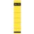 Rückenschild selbstklebend, kurz/schmal, gelb, Inhalt: 10 Stück, Maße: 39 x 192 mm