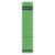 Rückenschild selbstklebend, kurz/schmal, grün, Inhalt: 10 Stück, Maße: 39 x 192 mm