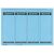 Rückenschild selbstklebend, kurz/breit, blau, Blatt mit 4 Schildern, Inhalt: 100 Stück, Maße: 61,5 x 192 mm