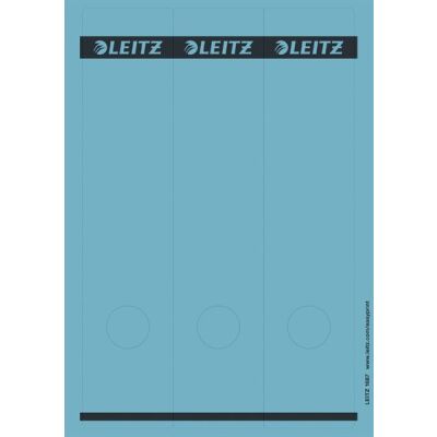 Rückenschild selbstklebend, lang/breit, blau, Blatt mit 3 Schildern, Inhalt: 75 Stück, Maße: 61,5 x 285 mm