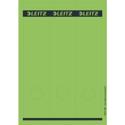 Rückenschild selbstklebend, lang/breit, grün, Blatt mit 3 Schildern, Inhalt: 75 Stück, Maße: 61,5 x 285 mm