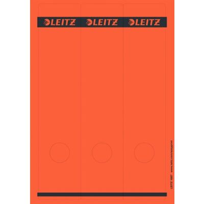 Rückenschild selbstklebend, lang/breit, rot, Blatt mit 3 Schildern, Inhalt: 75 Stück, Maße: 61,5 x 285 mm