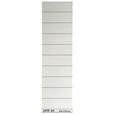 Blanko-Schildchen für Hängeregistratur, weiß, 4-zeilig beschriftbar, perforiert, Karton: 120g, Inhalt: 100 Stück, Maße: 60 x 21 mm
