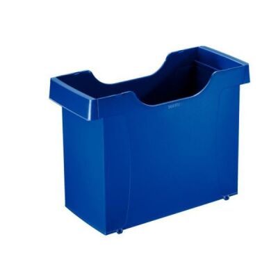 Hängempappenbox Uni-Box, blau, für A4 Mappen, Tragegriffe, Fassungsvermögen: ca. 20 Hängemappen, Maße: 400 x 275 x 170 mm