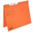 Pendelhefter A4, orange, kaufmännische Heftung oder Amtsheftung, Karton: 250g