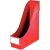 Stehsammler A4, rot, Polystyrol, auswechselbares Beschriftungsschild, Maße: 320 x 95 x 250 mm, Höhe vorne: 92 mm, Füllvermögen: 92 mm