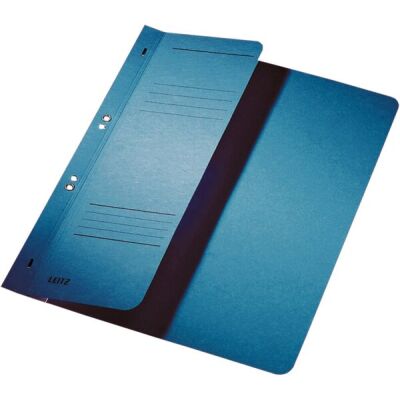 Ösenhefter A4 halber Vorderdeckel, blau, kaufmännische Heftung, Organisationsdruck, Fassungsvermögen: 170 Blatt, Karton: 250g