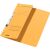Schlitzhefter A4 halber Vorderdeckel, gelb, kaufmännische Heftung, Organisationsdruck, Fassungsvermögen: 170 Blatt, Karton: 250g