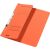 Schlitzhefter A4 halber Vorderdeckel, orange, kaufmännische Heftung, Organisationsdruck, Fassungsvermögen: 170 Blatt, Karton: 250g