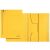 Jurismappe A4, gelb, 3 Klappen, Fassungsvermögen: 250 Blatt, Karton: 430g