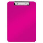 Klemmbrett WOW-Serie, DIN A4, Polystyrol, pink met. , mit...