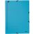 Eckspann-Mappe A4, blau, Beschriftungslinien, Fassungsvermögen: 250 Blatt, Karton: 430g