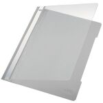 Schnellhefter A4, grau, transparenter Vorderdeckel, PVC,...