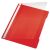 Schnellhefter A4, rot, transparenter Vorderdeckel, PVC, Beschriftungsfeld, Fassungsvermögen: 250 Blatt