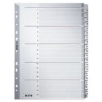 Kartonregister A4, Tabe: 1-20, grau, Universallochung,...