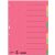 Kartonregister A4, Tabe: blanko, 10tlg., farbige Blätter, 4-fach Lochung, Karton: 230g, Maße: 225 x 300 mm