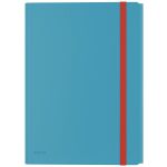 Eckspannermappe Cosy PP, mit Tasche, blau, A4, für...