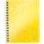 Collegeblock WOW A4, liniert, gelb, 4-fach gelocht, spiralgebunden, 80 Blatt, 80 g/qm, Sichthülle, 307 x 240 x 20 mm