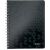Collegeblock WOW A4, kariert, schwarz, 4-fach gelocht, mikroperforiert, 80 Blatt, 80 g/m², 307 x 240 x 20 mm