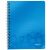 Collegeblock WOW A5, liniert, blau, 2-fach gelocht, mikroperforiert, spiralgebunden, 80 Blatt, 80 g/qm, Sichthülle, PP-Einband, Maße: 307x240x20mm