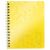 Collegeblock WOW A5, kariert, gelb, 2-fach gelocht, mikroperforiert, 80 Blatt, 80 g/m², 181 x 20 x 215 mm