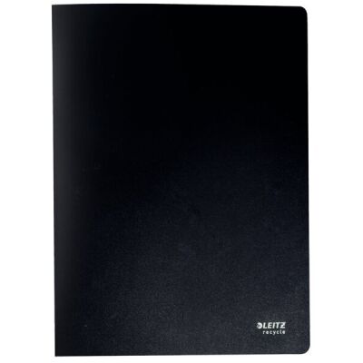 Sichtbuch Recycle, A4, schwarz, 20 dokumentenechte Hüllen, oben offen