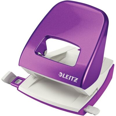 Locher WOW New NeXXt violett, Stanzleistung: 30 Blatt, mit Anschlagschiene