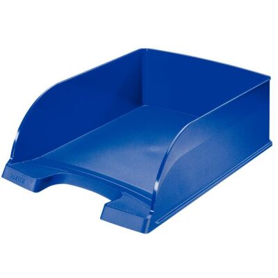 Briefkorb Plus Jumbo blau, C4, stapelbar, großes Fassungsvermögen, Maße: 255 x 103 x 357 mm
