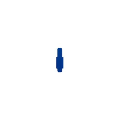 Stecksignal dunkelblau, für Pendelregistratur, 10 mm überstehend, Hartfolie, Maße: 55 x 10 x 95 mm