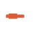 Stecksignal orange, für Pendelregistratur, 10 mm überstehend, Hartfolie, Maße: 55 x 10 x 95 mm