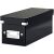 Aufbewahrungsbox Click & Store, schwarz, für 30 CD-Hüllen, 60 Slim Case oder 160 CD-Papierhüllen, Hartpappe, mit Deckel, Maße: 143 x 136 x 352 mm