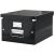 Aufbewahrungsbox Click & Store, mittel, schwarz, Hartpappe, mit Deckel, Maße: 281 x 200 x 370 mm