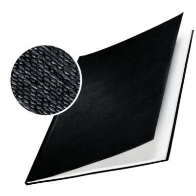 Bindemappen impressBIND Hard Cover A4, schwarz, Rücken: 3,5 mm, Karton mit Überzug in Leinenoptik, Fassungsvermögen: 35 Blatt, Inhalt: 10 Stück